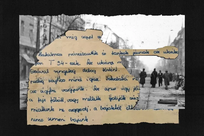 "The whole city looks like a battlefield, the statue of Stalin has been dragged away"