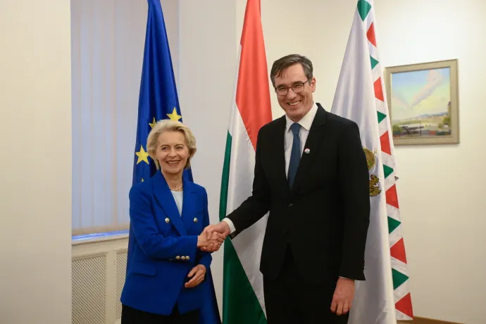 Karácsony Gergely a Városházán fogadta Ursula von der Leyent