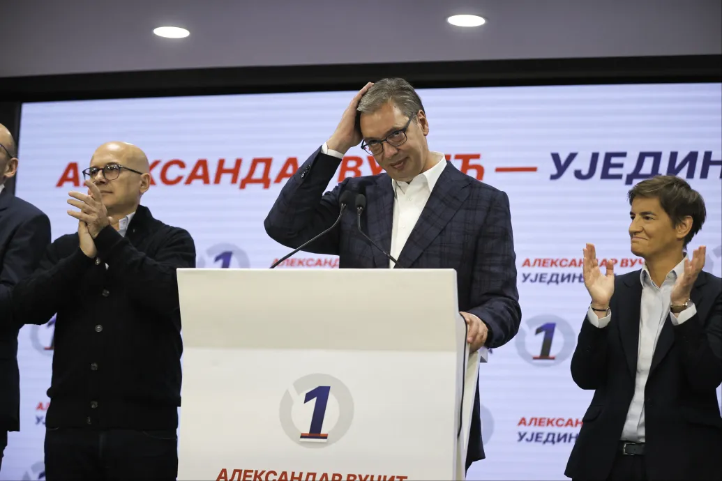 Vučić a választási vereségről: Egy szuverén ország elleni piszkos terv végrehajtói győztek