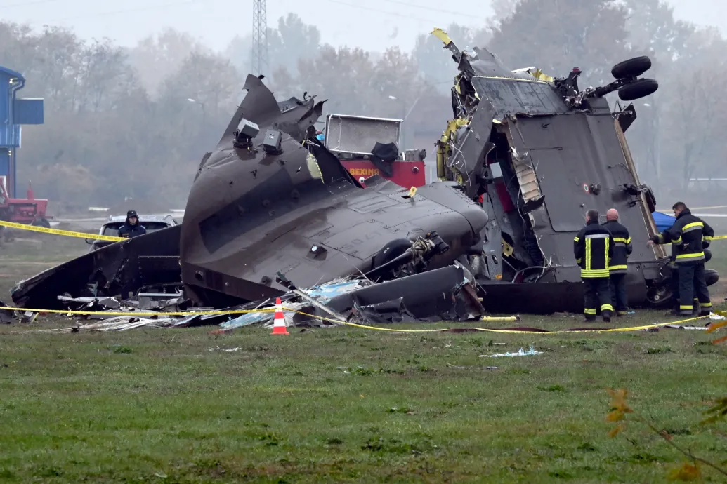 Lezuhant egy olasz katonai helikopter Boszniában, négyen meghaltak