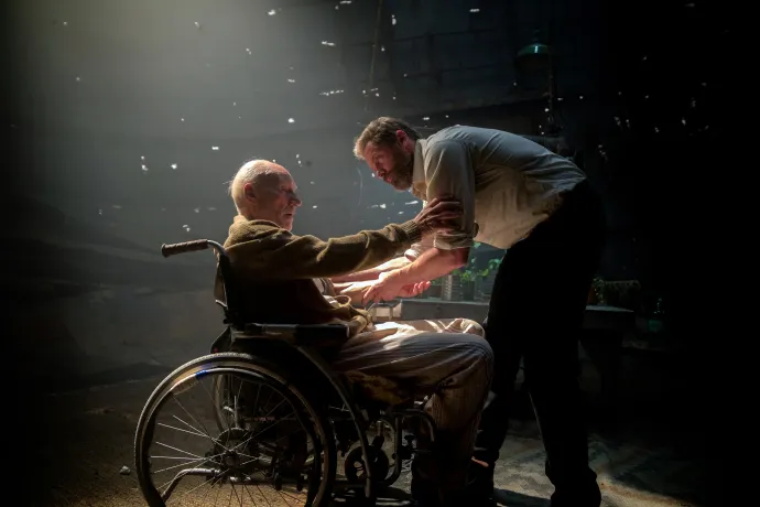 Patrick Stewart és Hugh Jackman a 2017-es Logan – Farkas című film egyik jelenetében – Fotó: Donners Company / Kinberg genre / Marvel Entertainment / AFP
