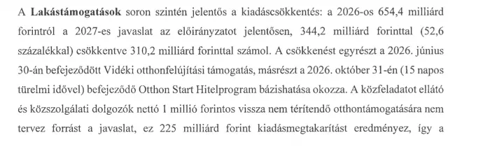 Részlet a Költségvetési Tanács a költségvetési törvény tervezetéhez készült véleményéből